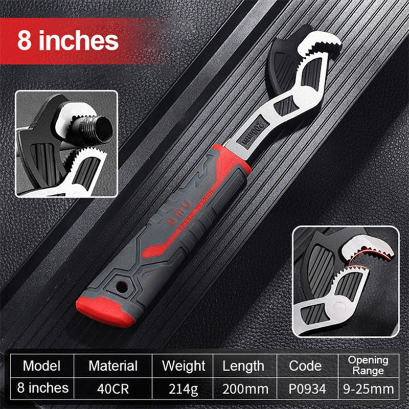 Sikunuo | Industrial Quality Multifunctional Self-Locking Pipe Wrench Tool