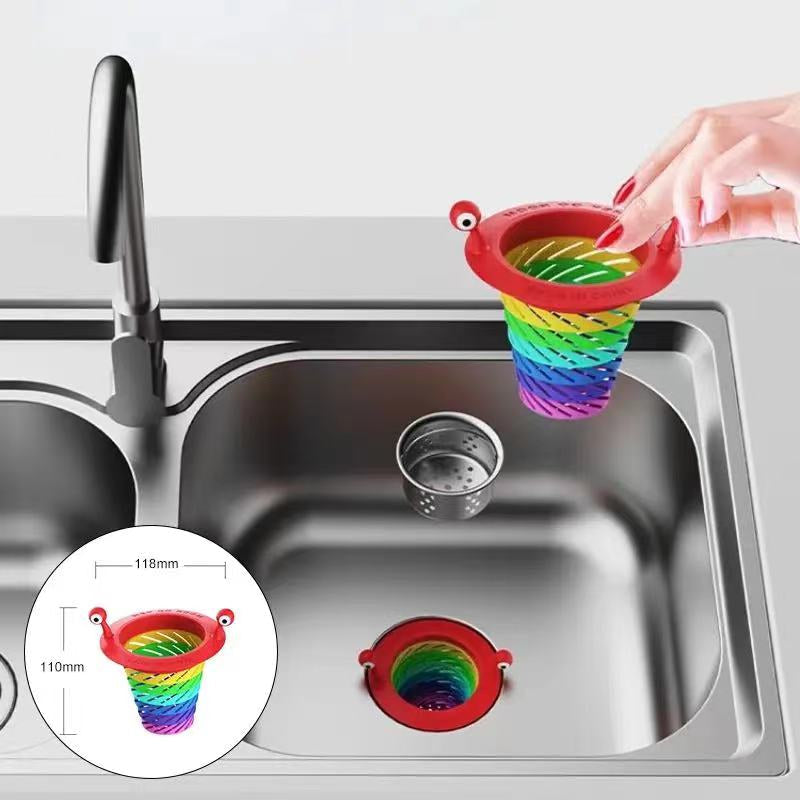 Sikunuo | Little Monster Colorful Foldable Sink Strainer Basket