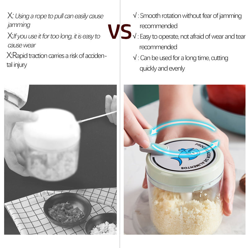 Sikunuo | Portable Manual Fast Garlic Vegetable Chopper