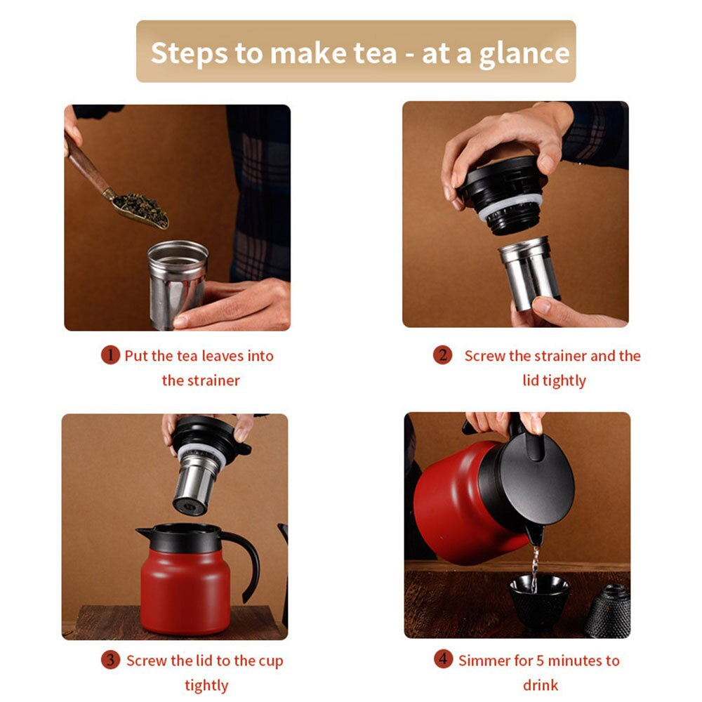 Sikunuo | Thermal Wave Elegant Stainless Steel Teapot