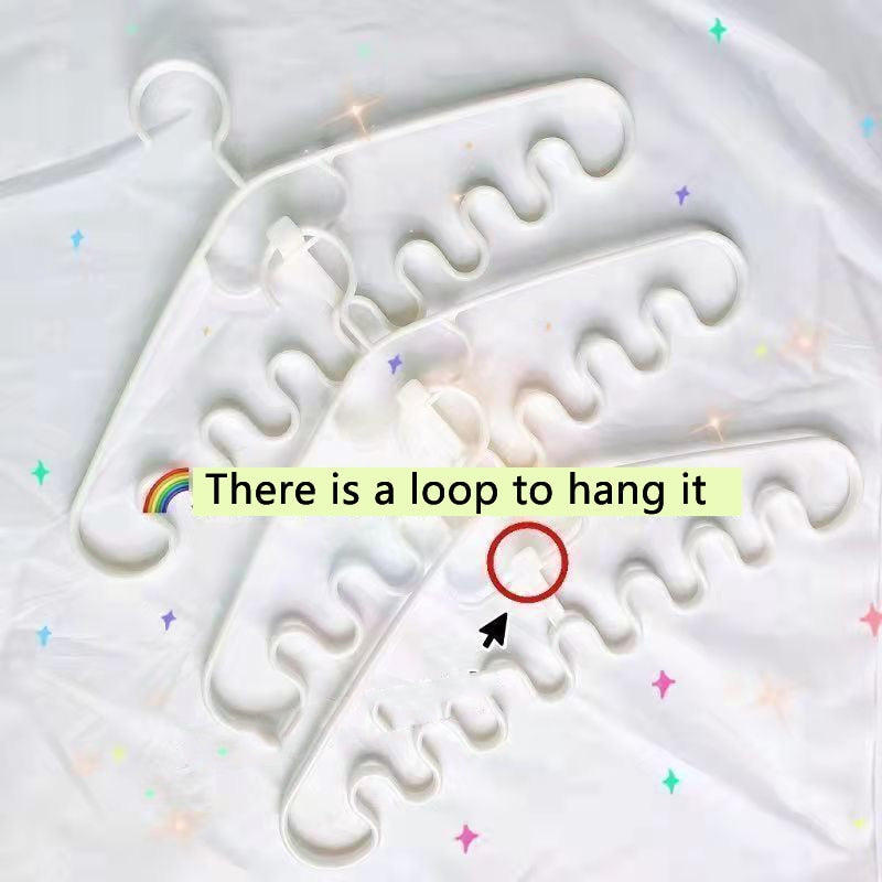 Sikunuo | Japanese Space-Saving Wavy Cloth Hanger