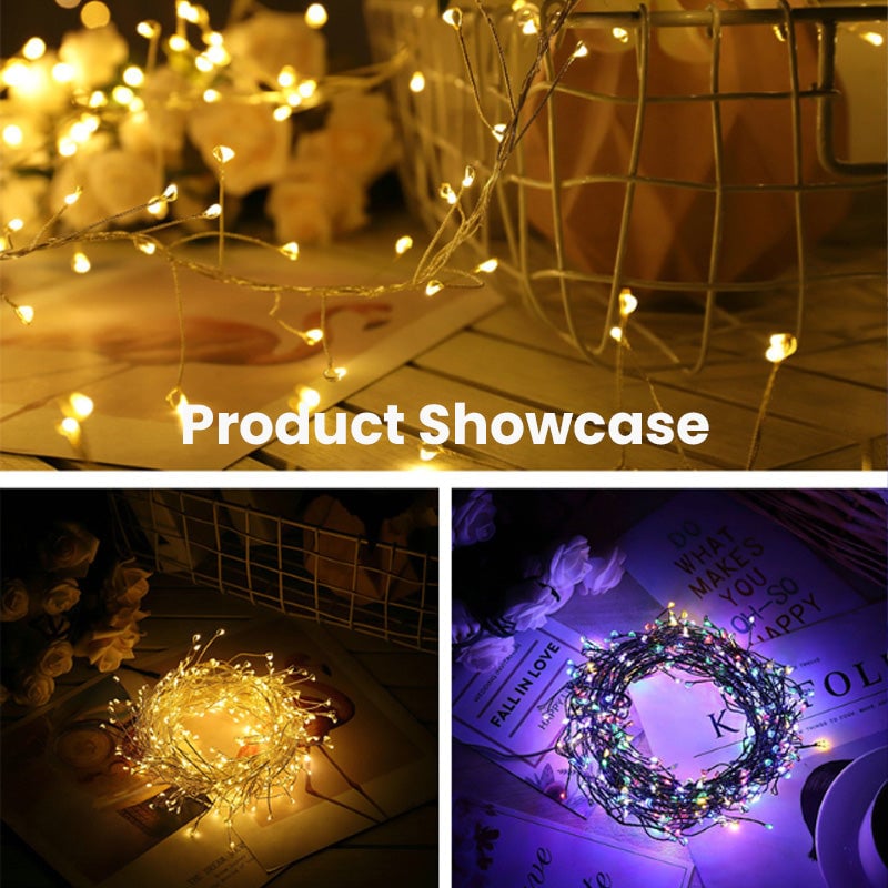 Sikunuo | LED Copper Wire Fireworks Lights – Good Conductivity & No Overheating