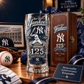 New York Yankees 125th Anniversary Collector Glass