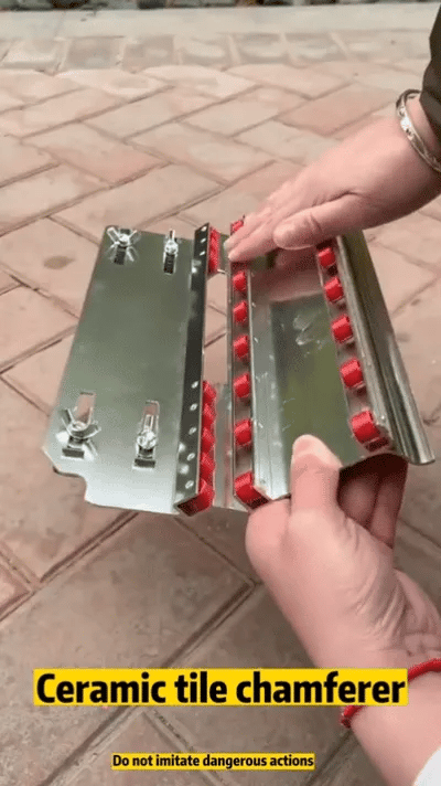 45-Degree Tile Chamfering Tool with Aluminum Alloy Body