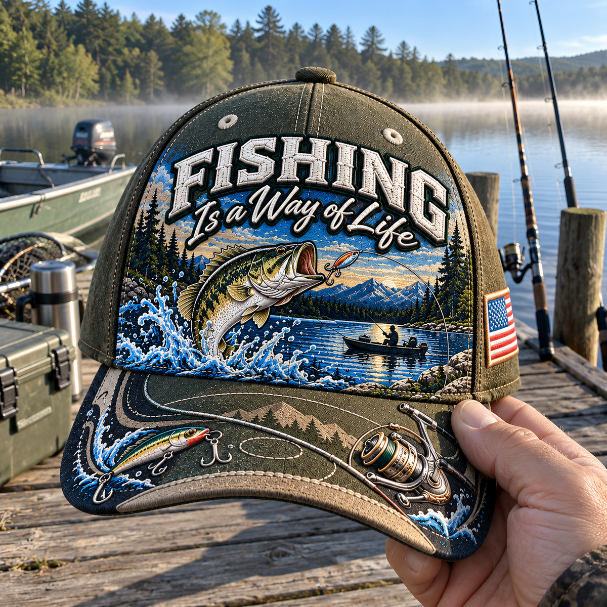 Fishing Is a Way of Life Baseball Cap