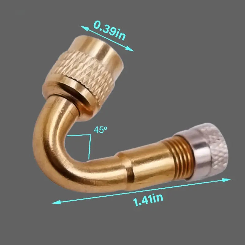 Sikunuo | Angled Brass Valve Extensions for Vehicles