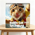 2027 Selfie Cat Calendar