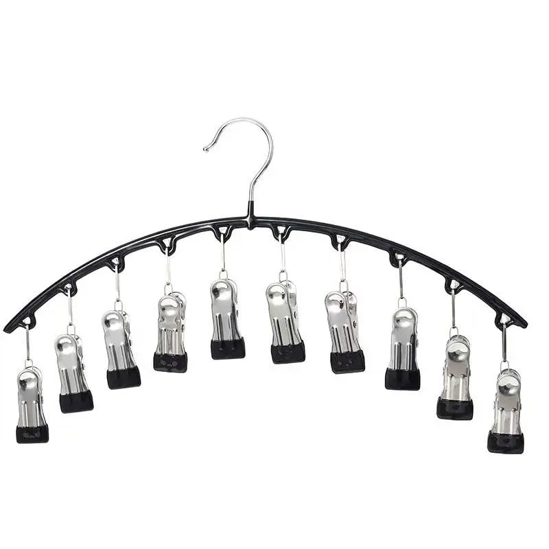Sikunuo | 2-piece Set Leggings Organizer Hangers – with 20 Clips for space-saving storage!