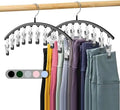 Sikunuo | 2-piece Set Leggings Organizer Hangers – with 20 Clips for space-saving storage!