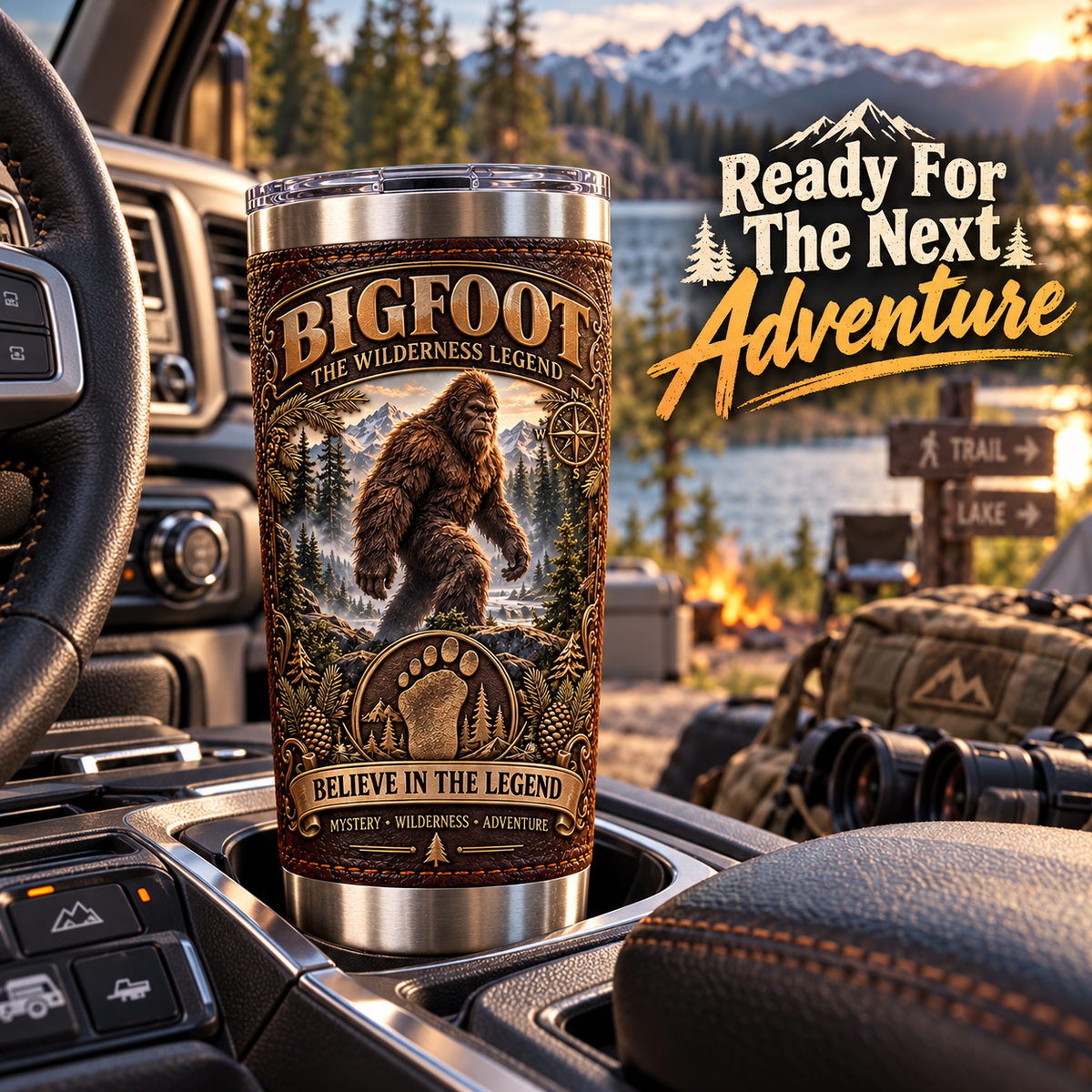 Bigfoot Wilderness Heritage Insulated Travel Tumbler