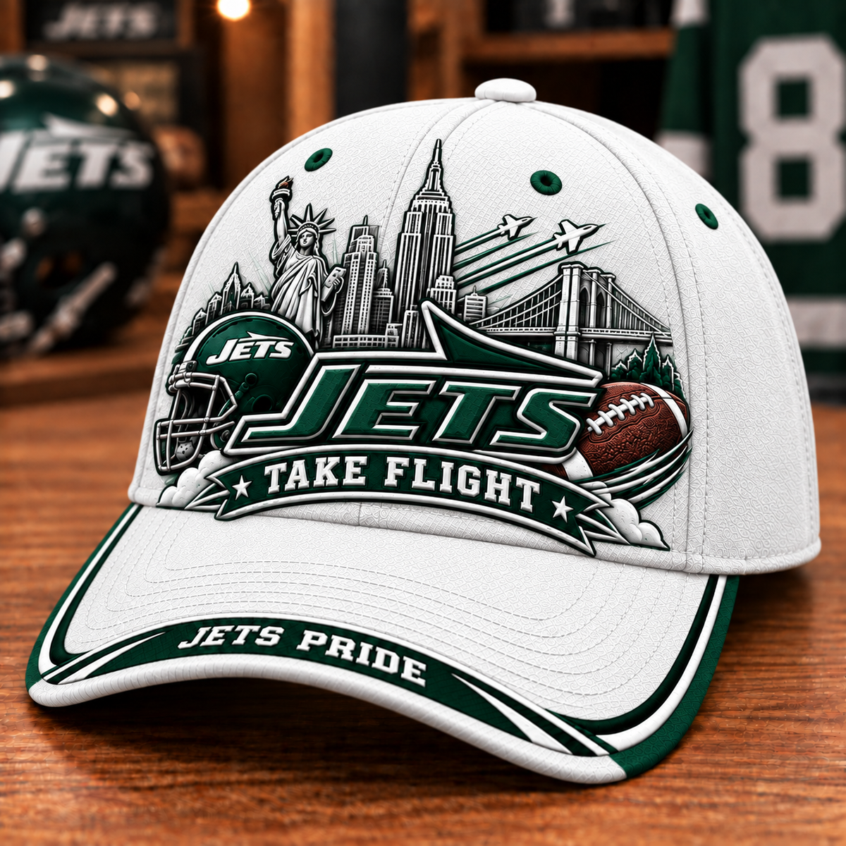 Game Day Pride Football Cap – TAKE FLIGHT Fan Hat