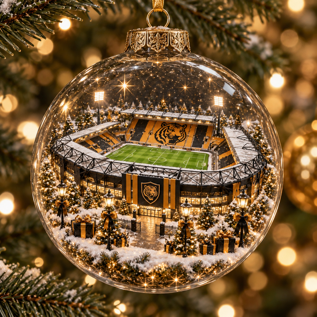 Roar with Pride Light-Up Football Heritage Ornament