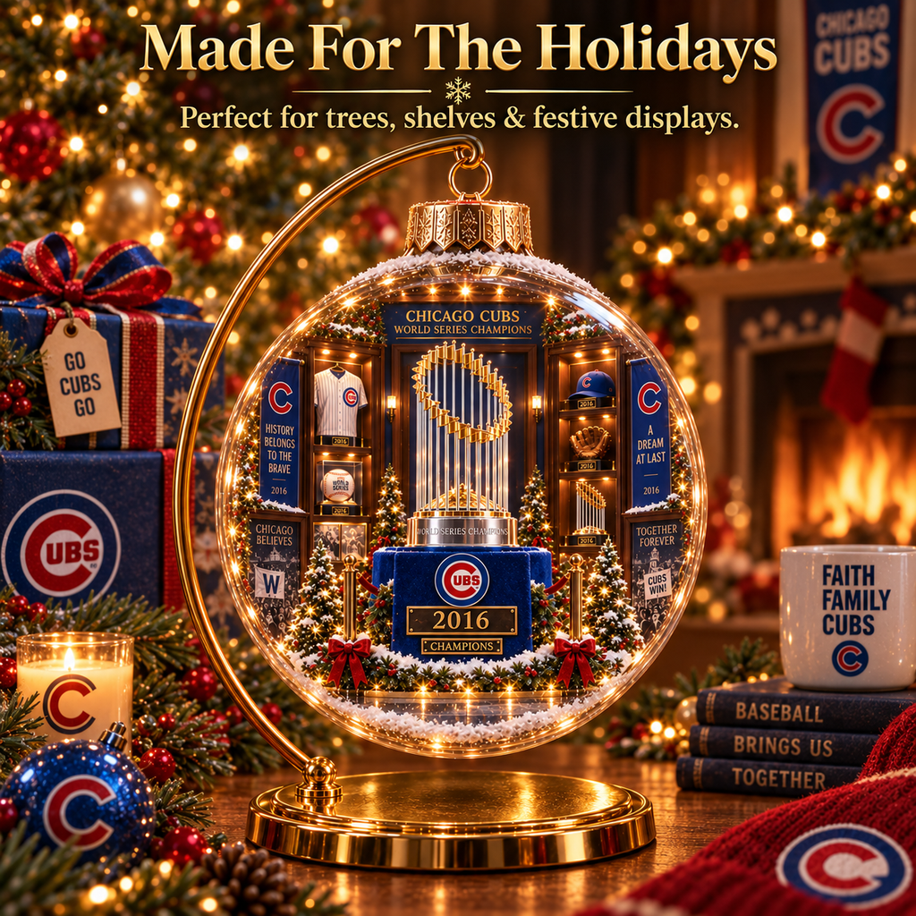Fly the W — Light-Up Baseball Heritage Ornament