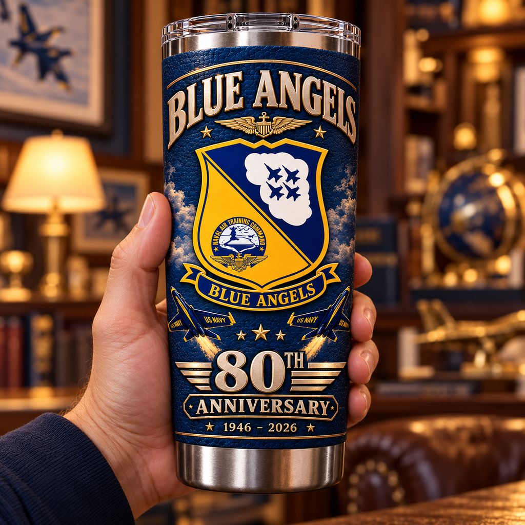 Blue Angels 80th Anniversary Commemorative Tumbler