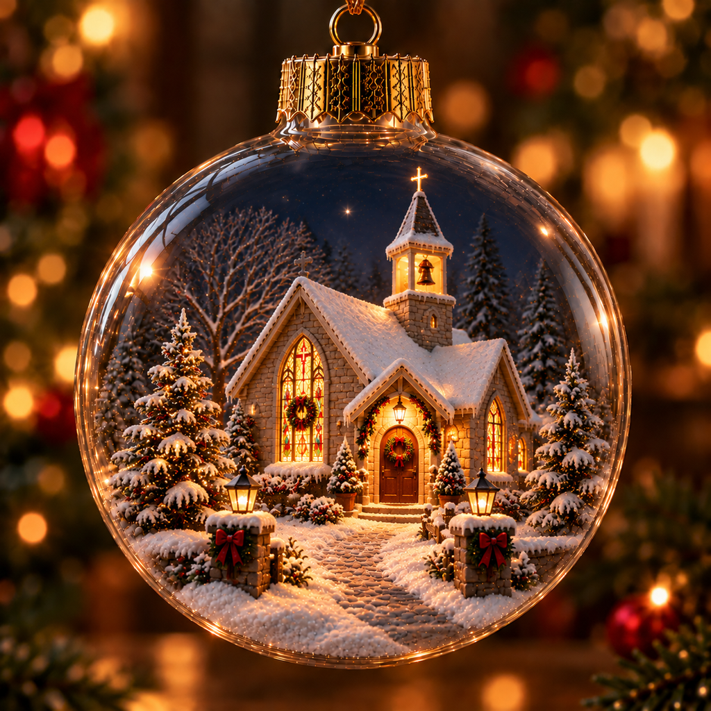 The Christmas We Remember – Light-Up Story Ornament