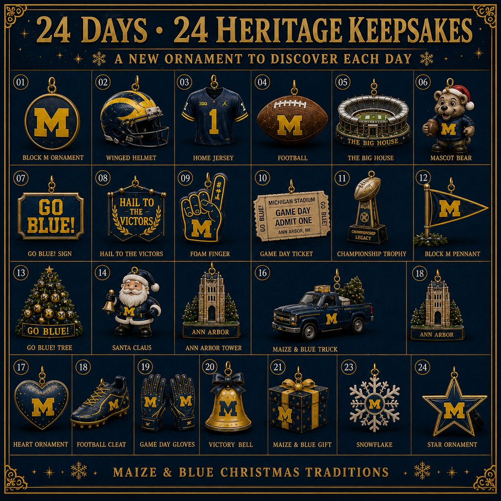 Go Blue! Football Christmas Advent Calendar