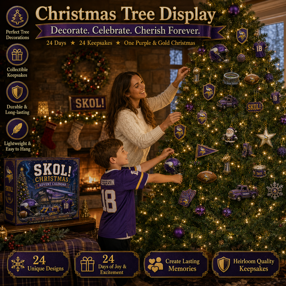 SKOL! Football Christmas Advent Calendar