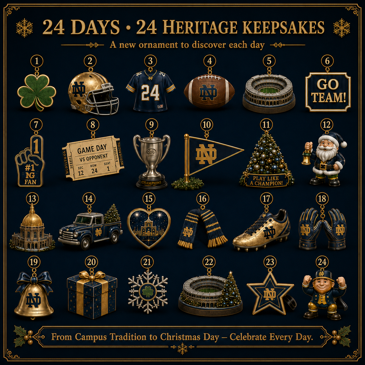 Play Like a Champion! Football Christmas Advent Calendar