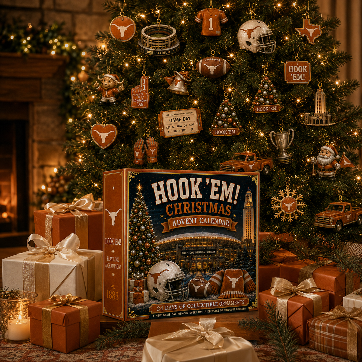 Hook ’Em! Football Christmas Advent Calendar