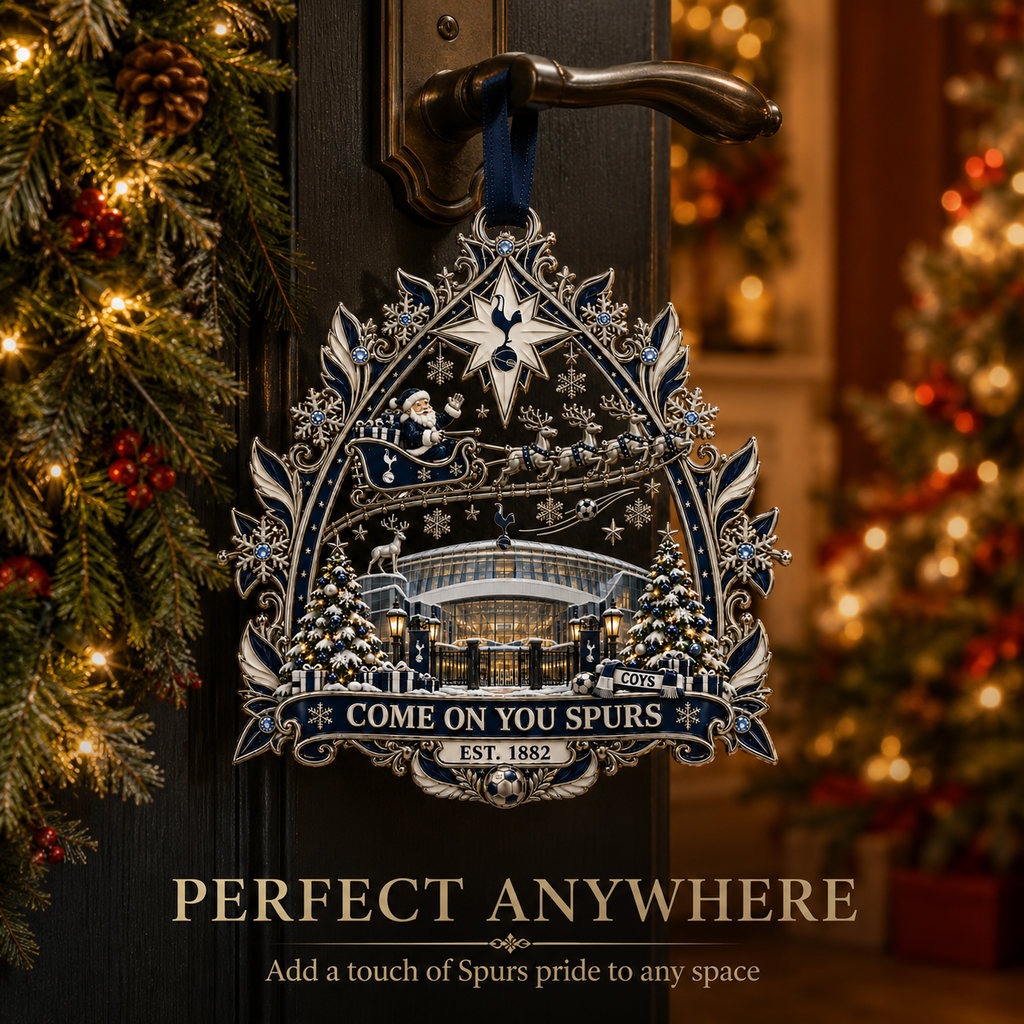 COME ON YOU SPURS Christmas Stadium Keepsake Ornament