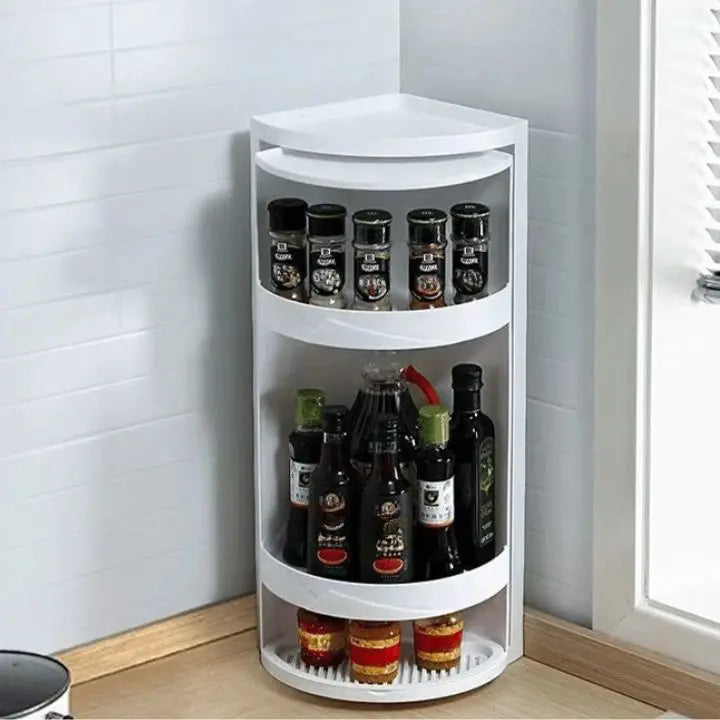 Sikunuo | 3 layers - Multifunctional 360° corner shelf organizer