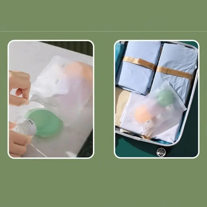 Sikunuo | 3 Piece Leakproof Silicone Travel Bottles – BPA-free