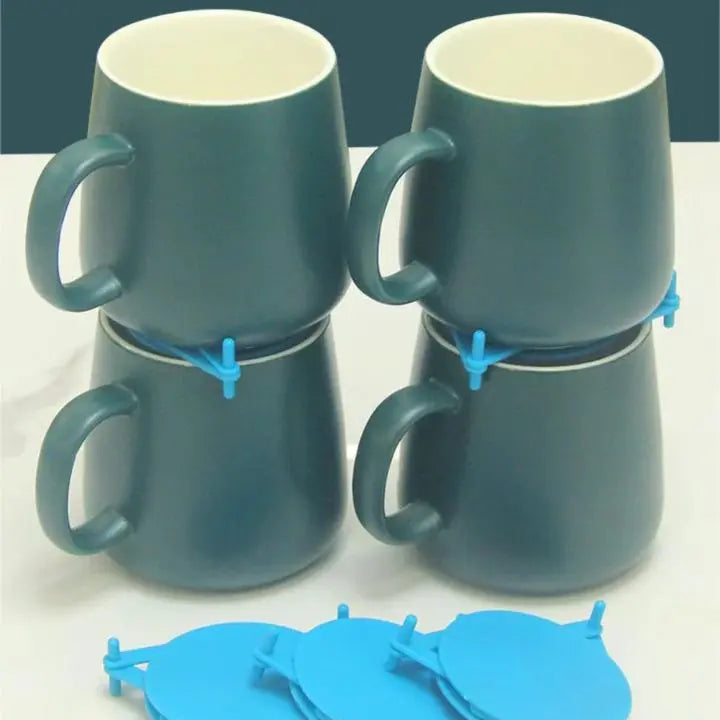 Sikunuo | 3 Piece Stackable Cup Holder – Space-Saving & Stylish for Your Kitchen