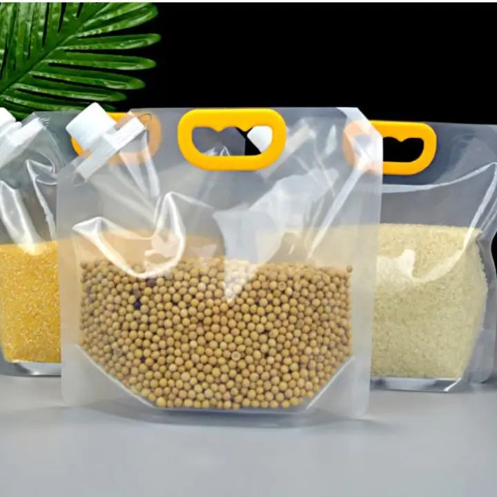 Sikunuo | 3 pieces | Large storage bags - Leak-proof, standing, and reusable