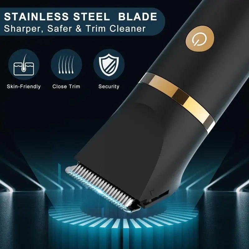 Sikunuo | 3-in-1 Electric Razor for Men – Precise Grooming in the Intimate & Body Area