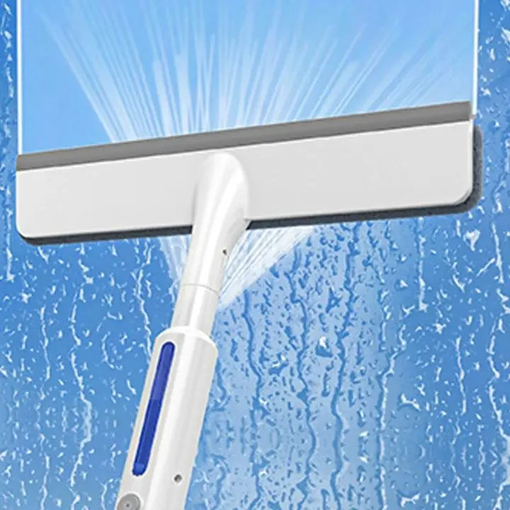 Sikunuo | 3-in-1 Window Cleaner with Extension & Spray Function + 3 Cloths