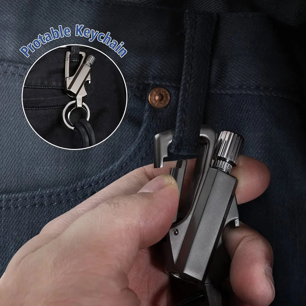 Sikunuo | 3-in-1 Outdoor windproof lighter with bottle opener for camping