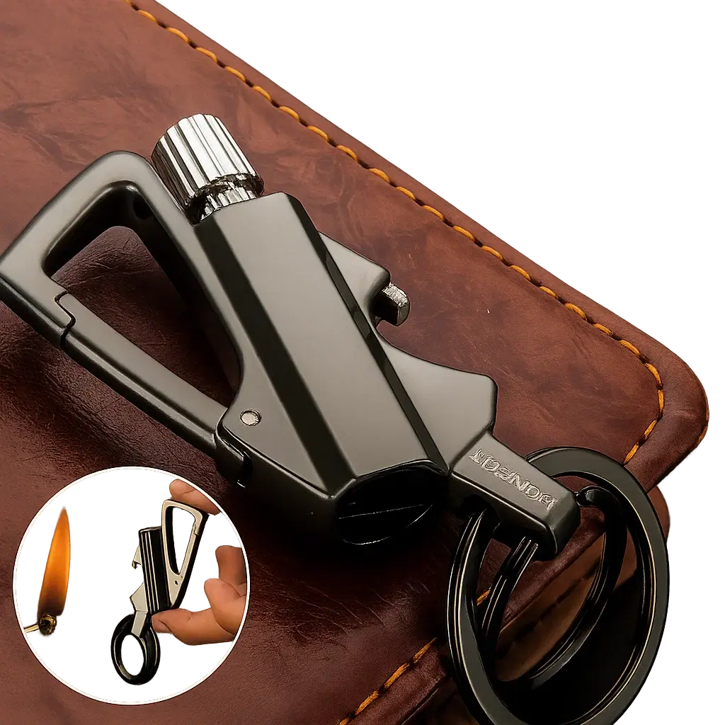 Sikunuo | 3-in-1 Outdoor windproof lighter with bottle opener for camping