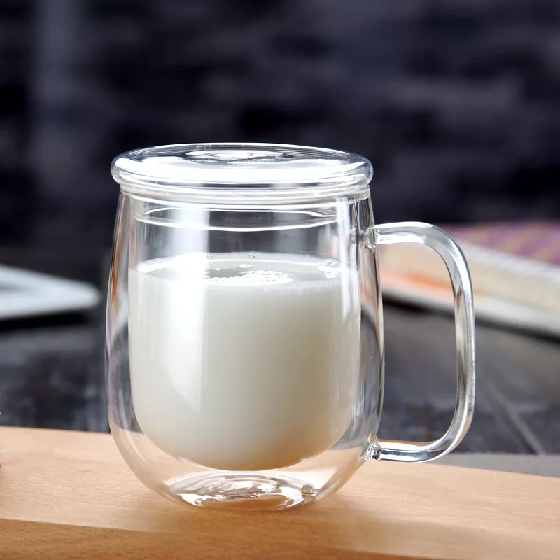 Sikunuo | Handmade Double Thermal Insulated Glass Mug