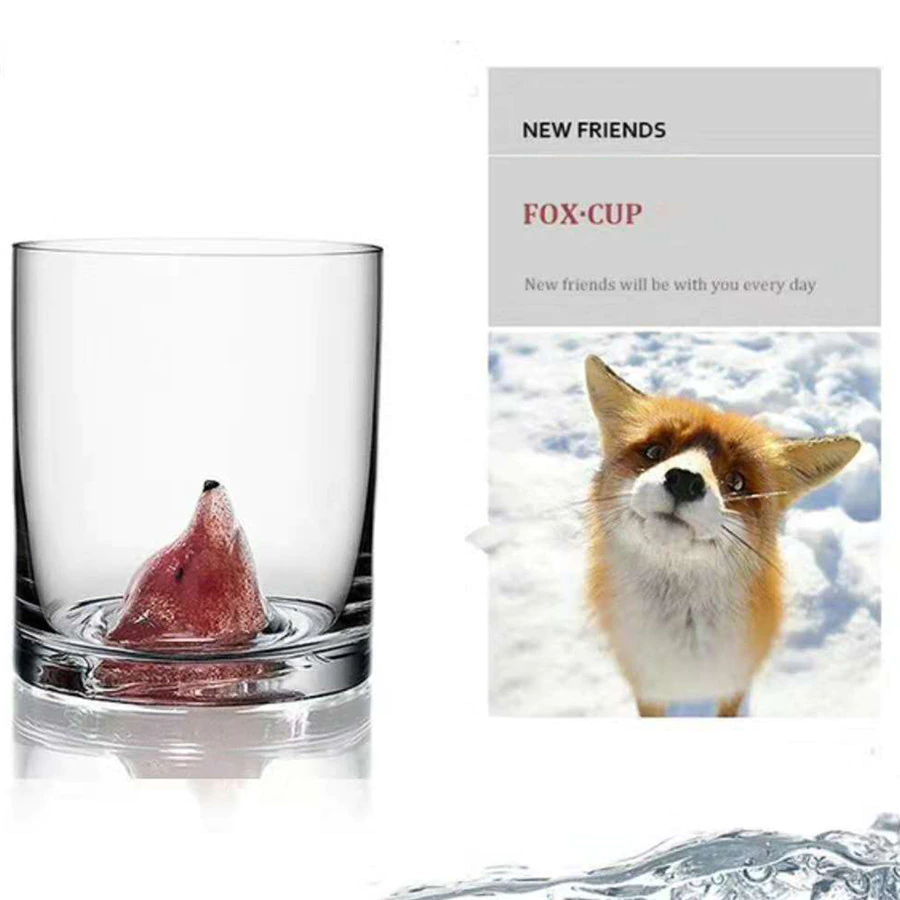 Sikunuo | 3D Animal Ultra Clear Unique Wine Glass