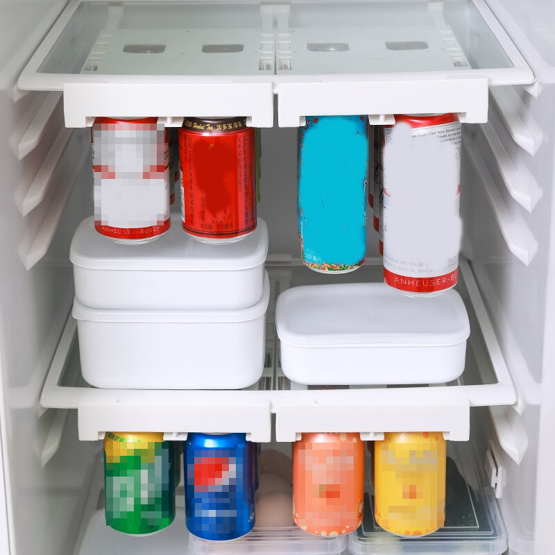 Sikunuo | Refrigerator Beverage Organizer Slide Rack