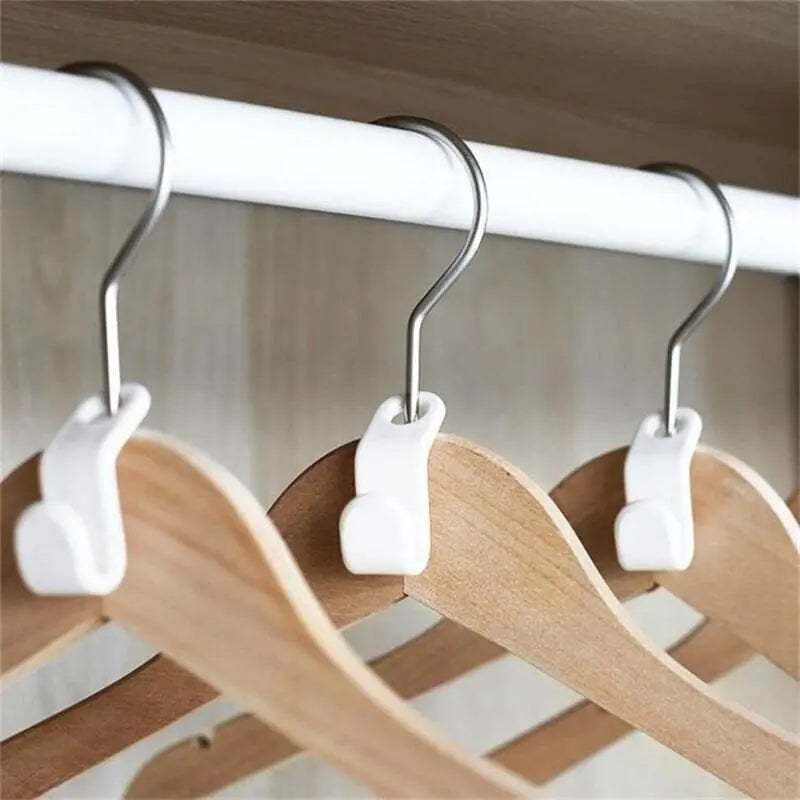 Sikunuo | 30-Piece Clothes Hanger Connector Set – Space-Saving Organization in the Closet