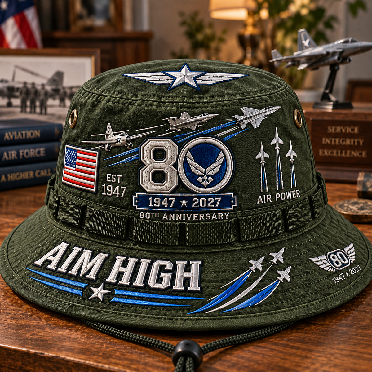 U.S. Air Force 80th Anniversary Bucket Hat