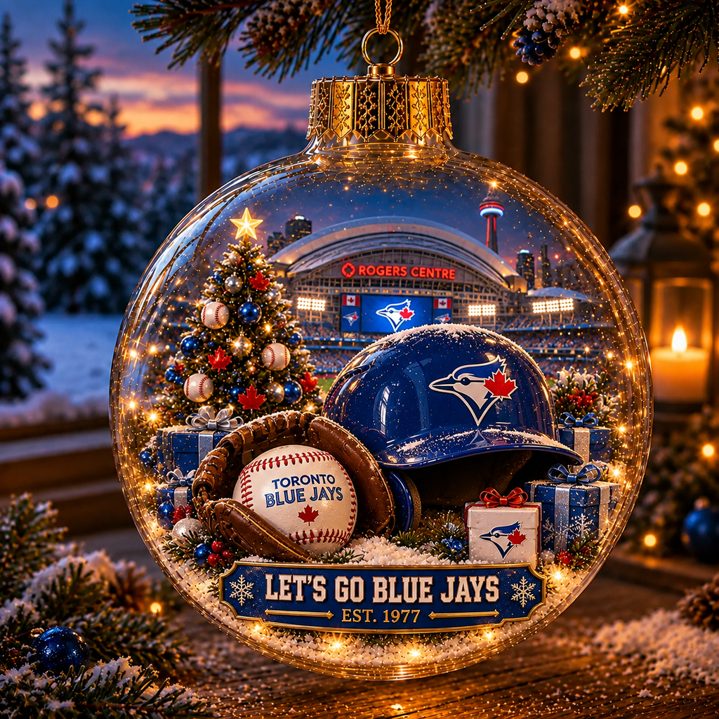 Bring the Ballpark Home — Light-Up Baseball Christmas Ornament