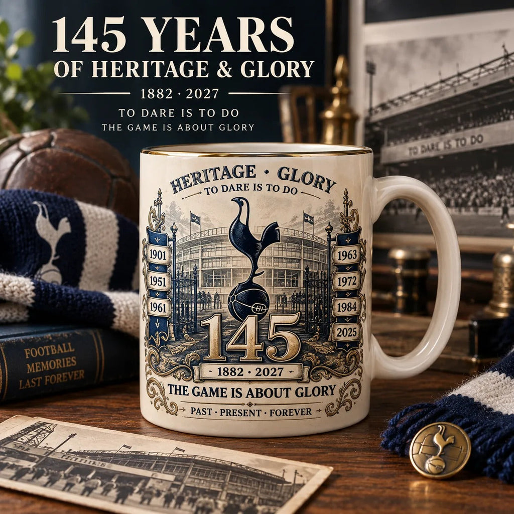 145 Years of Lilywhite Glory Commemorative Mug