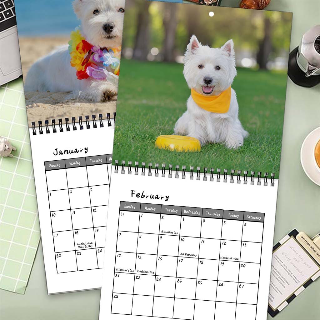 2027 West Highland White Terrier Calendar