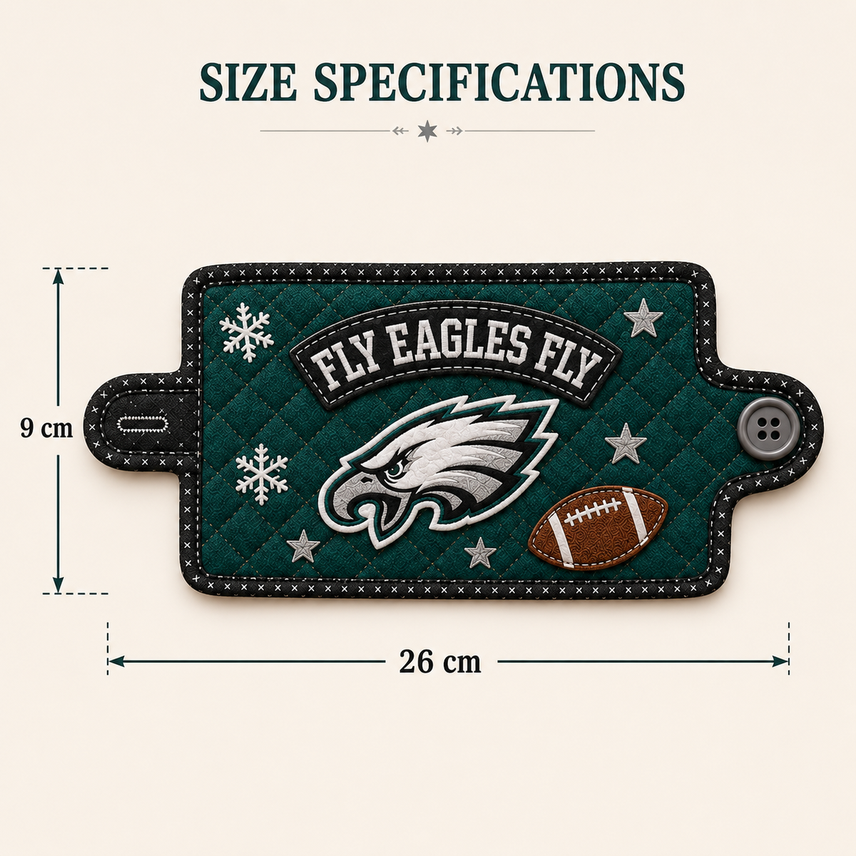 FLY EAGLES FLY — Quilted Mug Cozy Sewing Kit