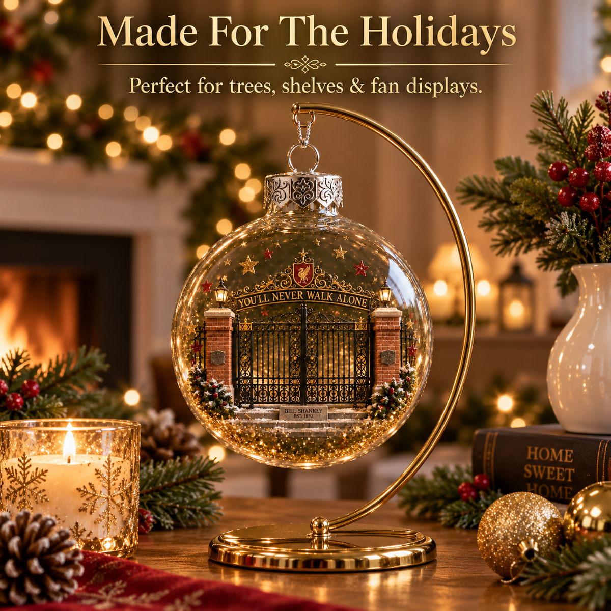 Light-Up Football Heritage Ornament