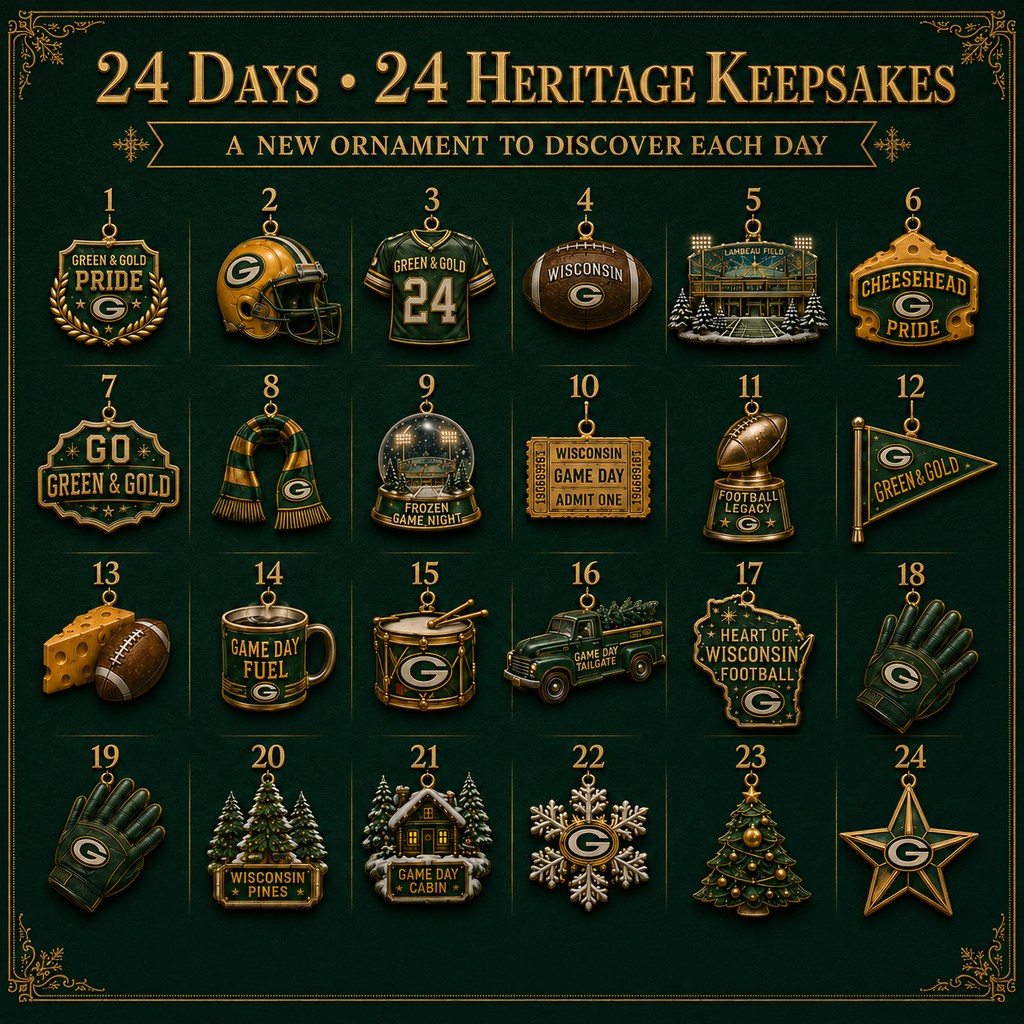 Go Pack Go! Football Christmas Advent Calendar