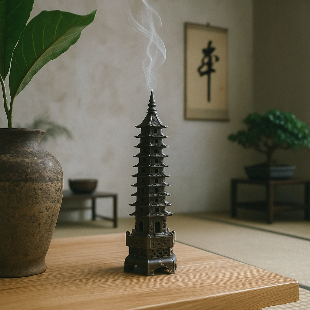 Sikunuo | Zen Tower-Style Smoke Waterfall Incense Burner
