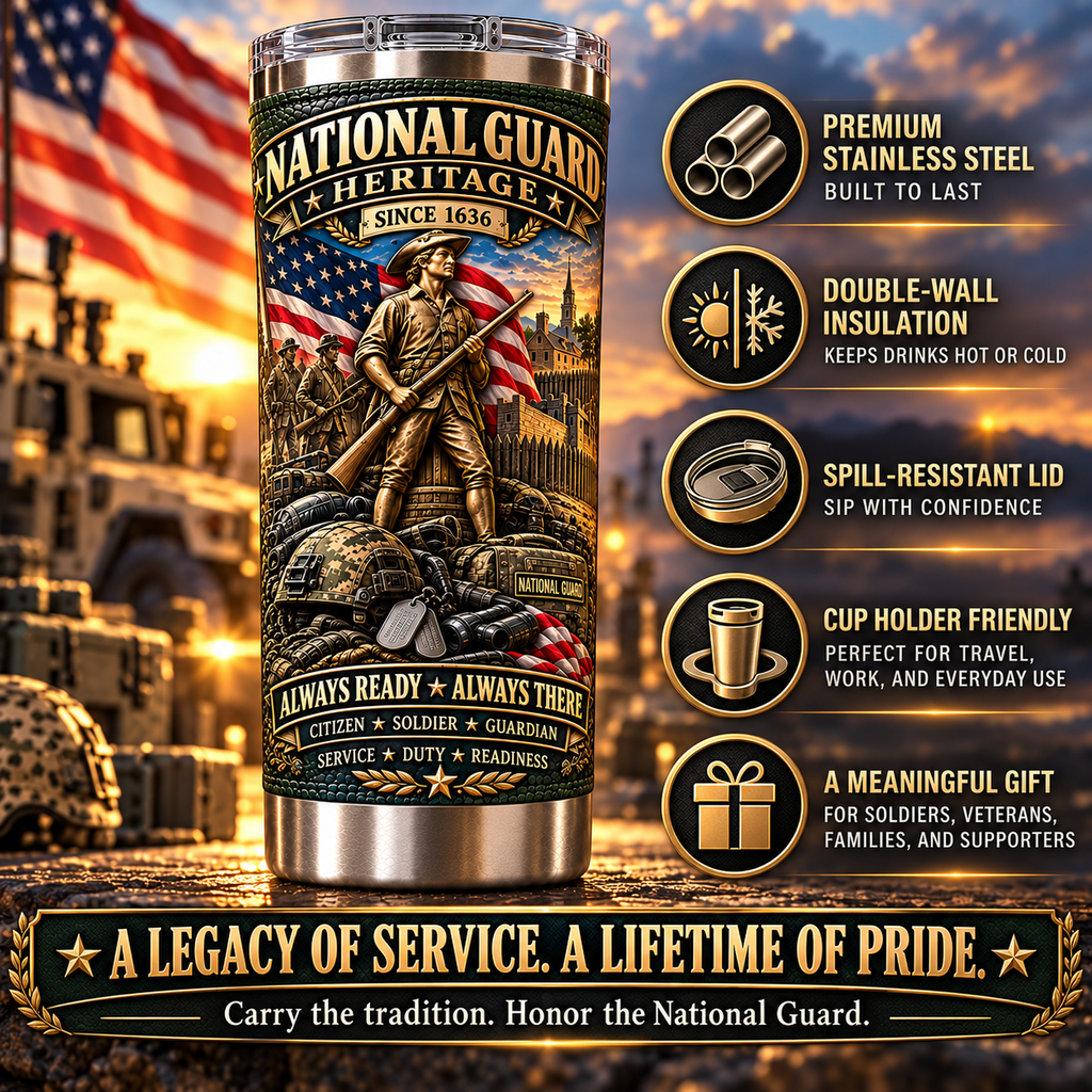 National Guard Heritage Insulated Travel Tumbler