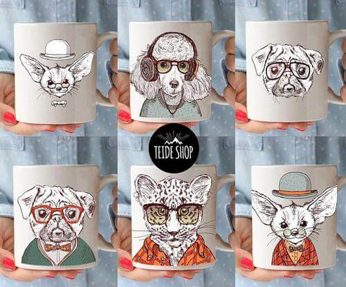Sikunuo | Labrador Gift For Kids Coffee Lovers Gift Mug