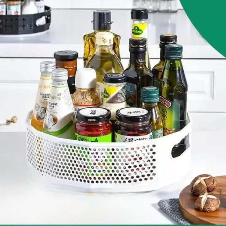 Sikunuo | 360° Redatable Storage Rack – Space-saving & versatile