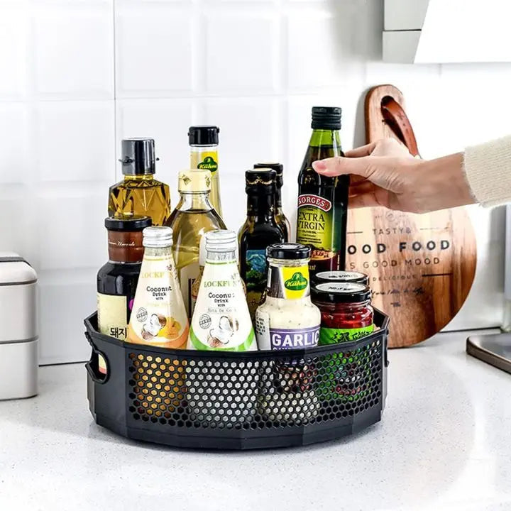 Sikunuo | 360° Redatable Storage Rack – Space-saving & versatile