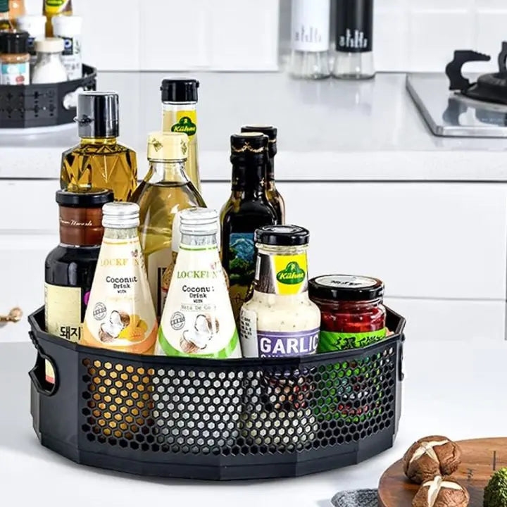 Sikunuo | 360° Redatable Storage Rack – Space-saving & versatile