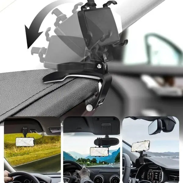 Sikunuo | 360° Redatable car phone holder – safely & flexibly mountable